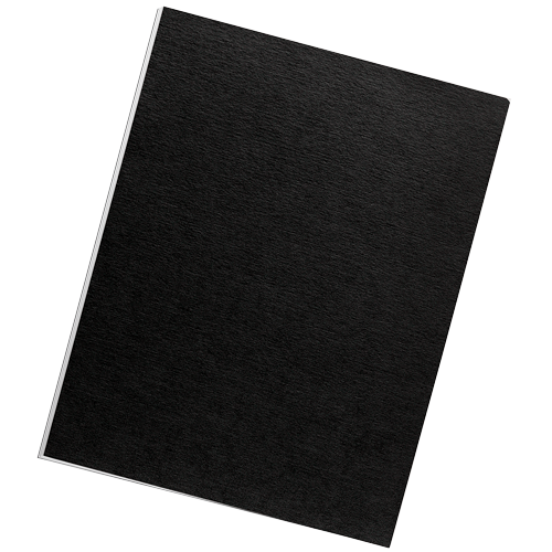Linen Presentation Covers - Letter, Black, 200 pack